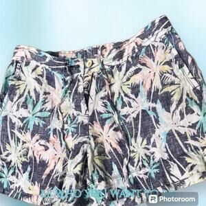 Tommy Bahama palm tree print shorts, women's S